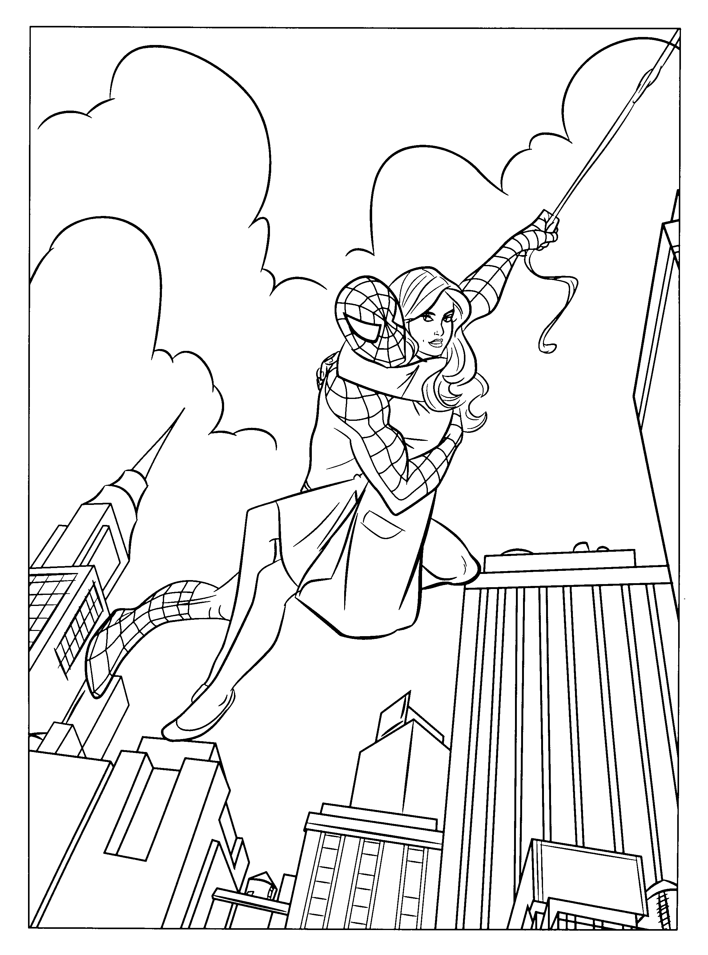 Coloring page: Marvel Super Heroes (Superheroes) #80110 - Free Printable Coloring Pages
