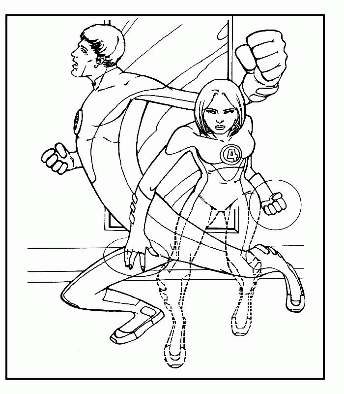 Coloring page: Mr. Fantastic (Superheroes) #84744 - Free Printable Coloring Pages