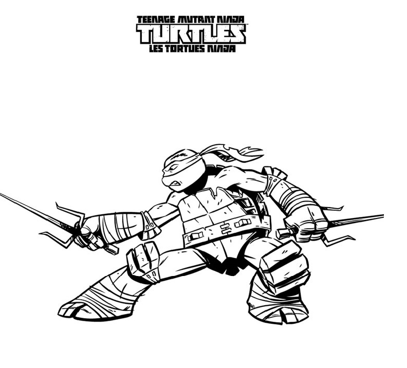 Coloring page: Ninja Turtles (Superheroes) #75367 - Free Printable Coloring Pages