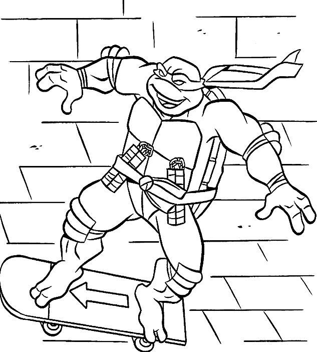Coloring page: Ninja Turtles (Superheroes) #75380 - Free Printable Coloring Pages
