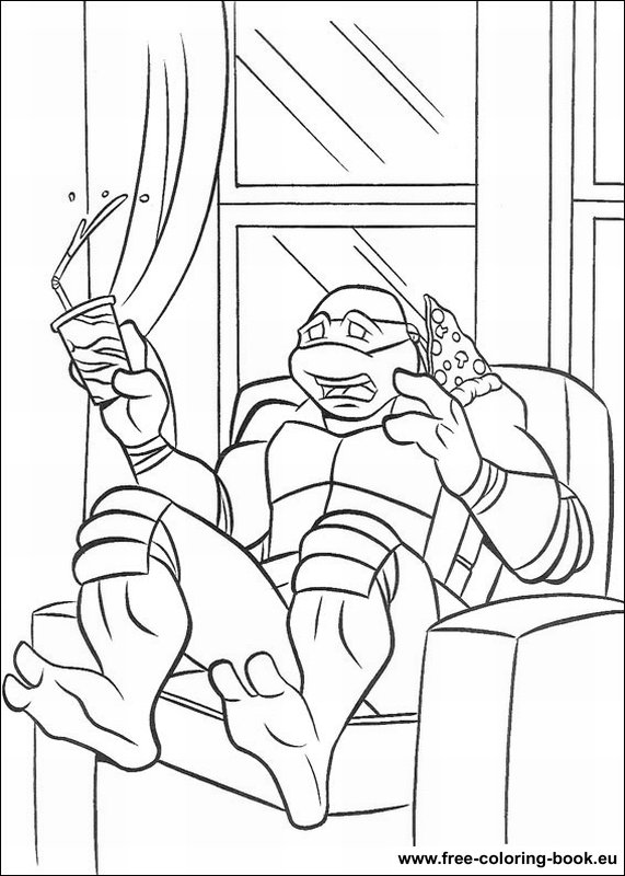 Coloring page: Ninja Turtles (Superheroes) #75389 - Free Printable Coloring Pages