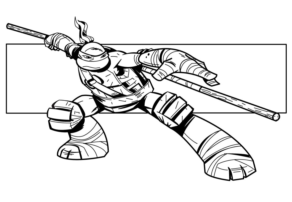 Coloring page: Ninja Turtles (Superheroes) #75393 - Free Printable Coloring Pages