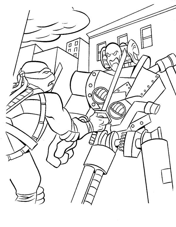 Coloring page: Ninja Turtles (Superheroes) #75405 - Free Printable Coloring Pages