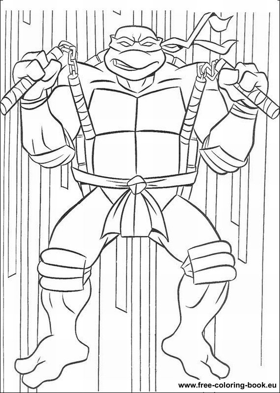 Coloring page: Ninja Turtles (Superheroes) #75413 - Free Printable Coloring Pages