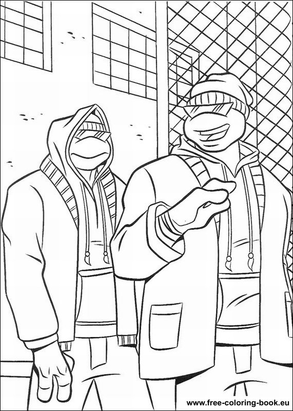 Coloring page: Ninja Turtles (Superheroes) #75435 - Free Printable Coloring Pages