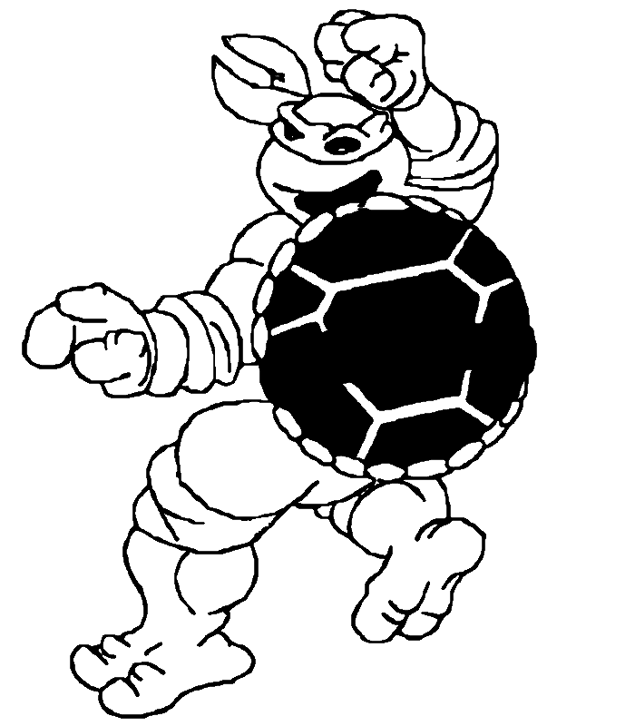 Coloring page: Ninja Turtles (Superheroes) #75439 - Free Printable Coloring Pages