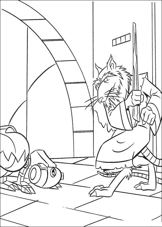 Coloring page: Ninja Turtles (Superheroes) #75445 - Free Printable Coloring Pages