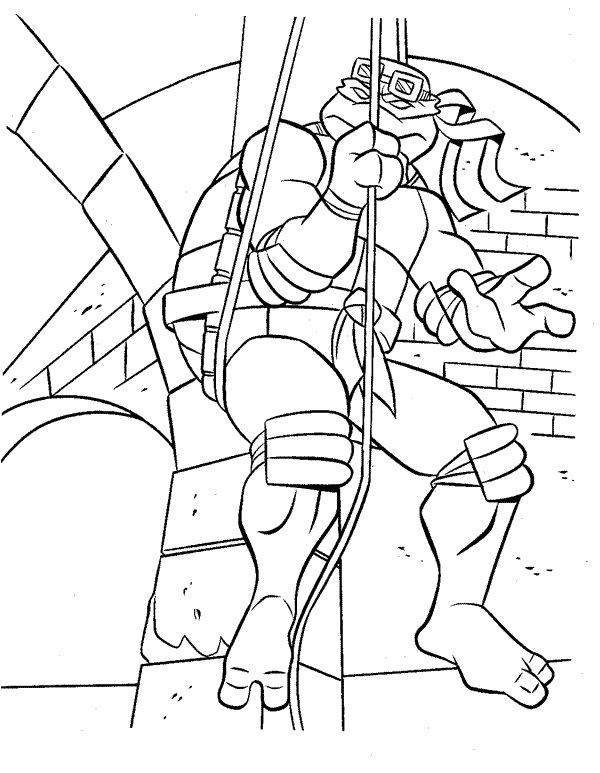 Coloring page: Ninja Turtles (Superheroes) #75465 - Free Printable Coloring Pages