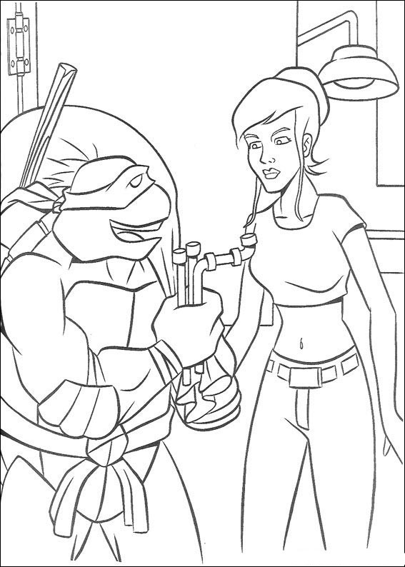 Coloring page: Ninja Turtles (Superheroes) #75470 - Free Printable Coloring Pages