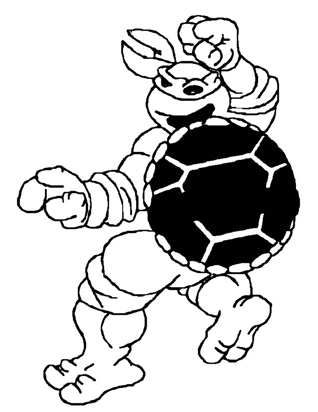 Coloring page: Ninja Turtles (Superheroes) #75524 - Free Printable Coloring Pages