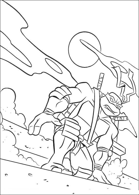 Coloring page: Ninja Turtles (Superheroes) #75528 - Free Printable Coloring Pages