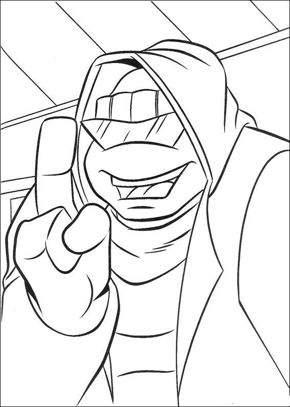 Coloring page: Ninja Turtles (Superheroes) #75534 - Free Printable Coloring Pages