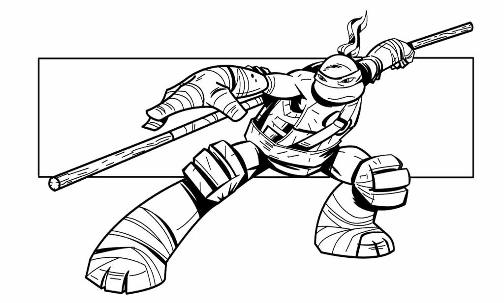 Coloring page: Ninja Turtles (Superheroes) #75547 - Free Printable Coloring Pages