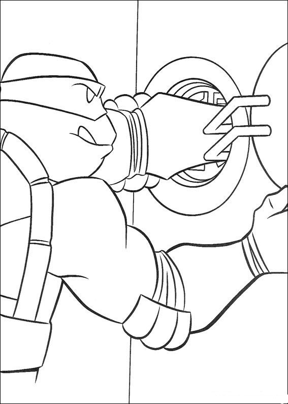 Coloring page: Ninja Turtles (Superheroes) #75557 - Free Printable Coloring Pages