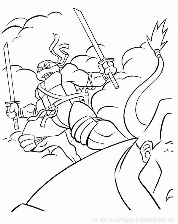 Coloring page: Ninja Turtles (Superheroes) #75625 - Free Printable Coloring Pages