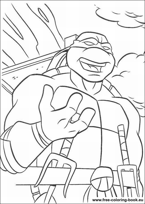 Coloring page: Ninja Turtles (Superheroes) #75637 - Free Printable Coloring Pages