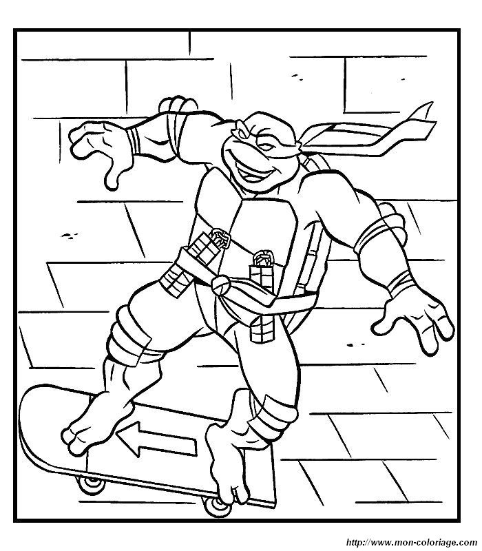 Coloring page: Ninja Turtles (Superheroes) #75639 - Free Printable Coloring Pages