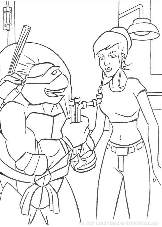 Coloring page: Ninja Turtles (Superheroes) #75646 - Free Printable Coloring Pages