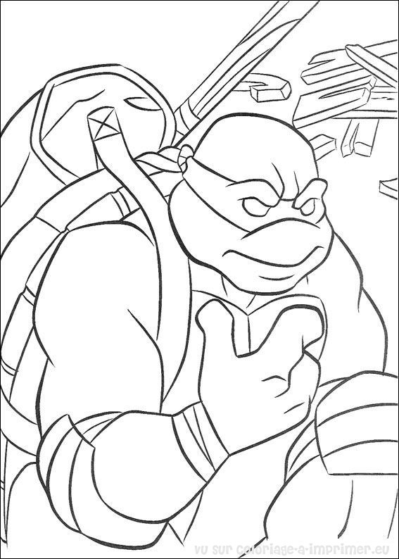 Coloring page: Ninja Turtles (Superheroes) #75648 - Free Printable Coloring Pages