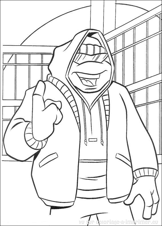 Coloring page: Ninja Turtles (Superheroes) #75649 - Free Printable Coloring Pages