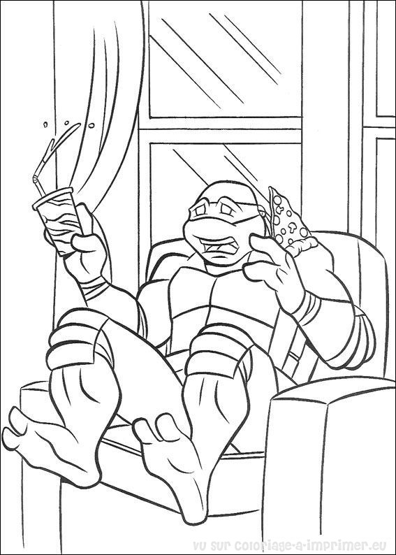 Coloring page: Ninja Turtles (Superheroes) #75655 - Free Printable Coloring Pages