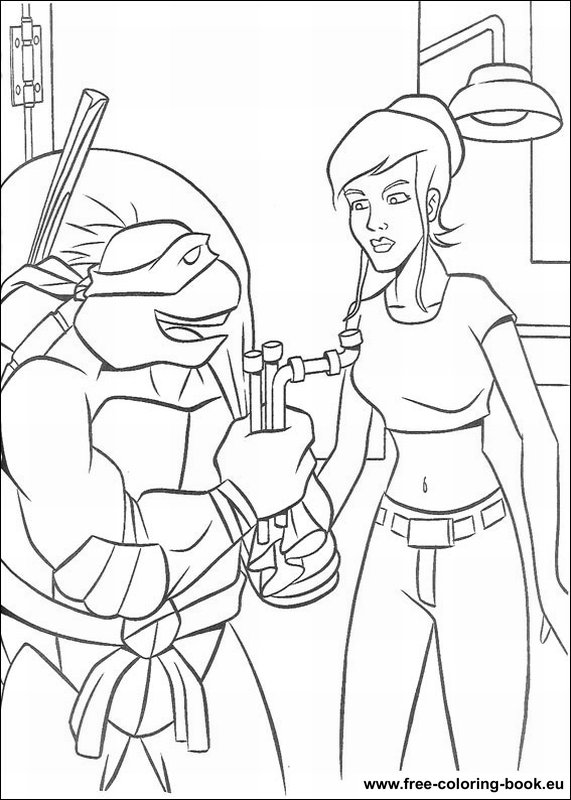 Coloring page: Ninja Turtles (Superheroes) #75662 - Free Printable Coloring Pages