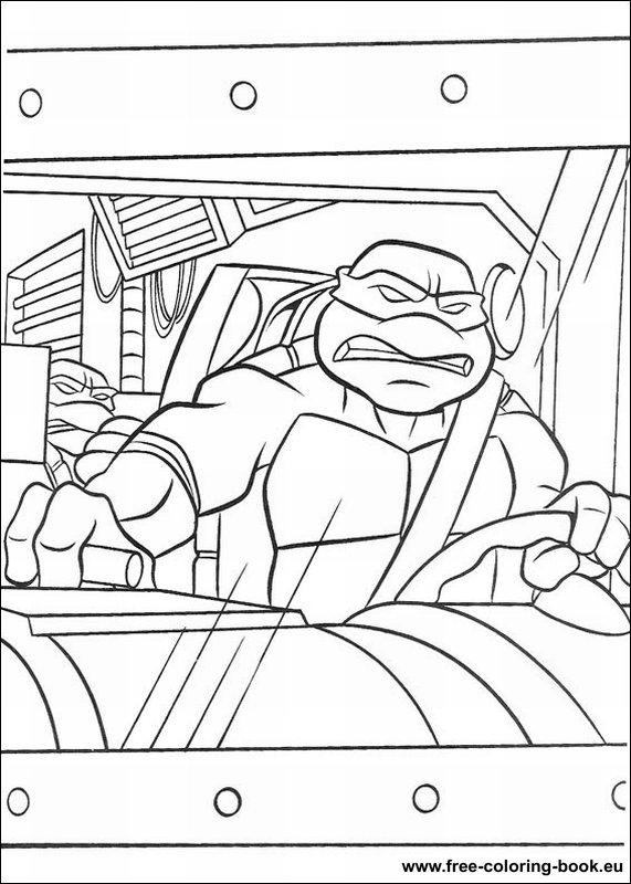 Coloring page: Ninja Turtles (Superheroes) #75664 - Free Printable Coloring Pages