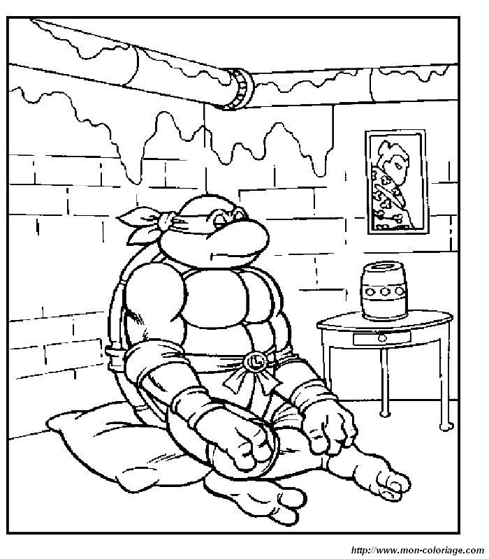 Coloring page: Ninja Turtles (Superheroes) #75678 - Free Printable Coloring Pages