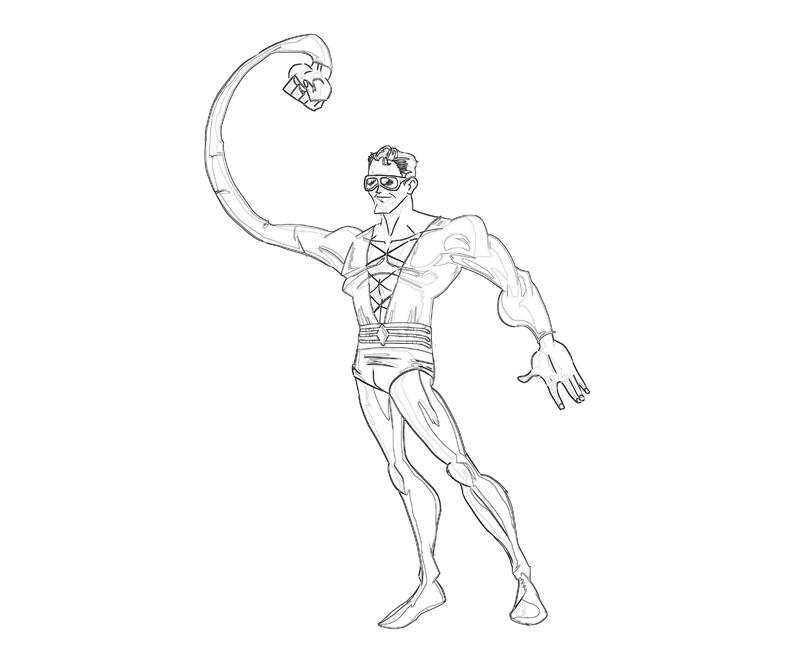 Coloring page: Plastic Man (Superheroes) #83420 - Free Printable Coloring Pages