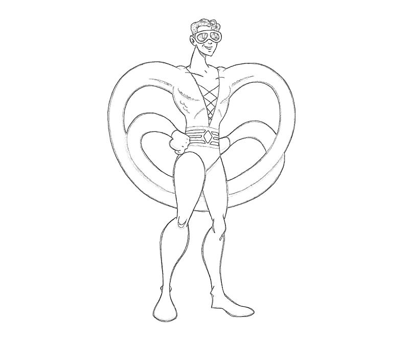 Coloring page: Plastic Man (Superheroes) #83427 - Free Printable Coloring Pages