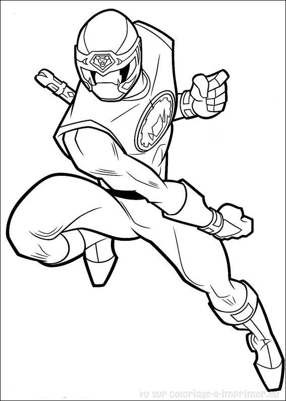 Printable Power Rangers coloring pages for kids - Power Rangers Kids  Coloring Pages