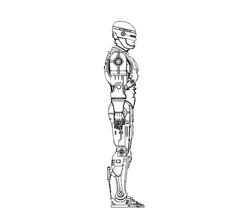Coloring page: Robocop (Superheroes) #71338 - Free Printable Coloring Pages