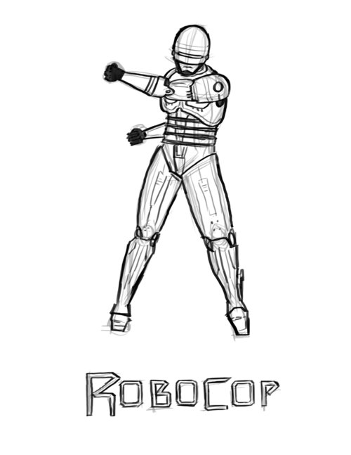Coloring page: Robocop (Superheroes) #71367 - Free Printable Coloring Pages
