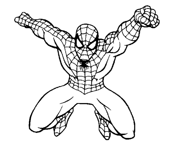 Coloring page: Spiderman (Superheroes) #78656 - Free Printable Coloring Pages