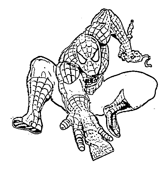 Coloring page: Spiderman (Superheroes) #78671 - Free Printable Coloring Pages