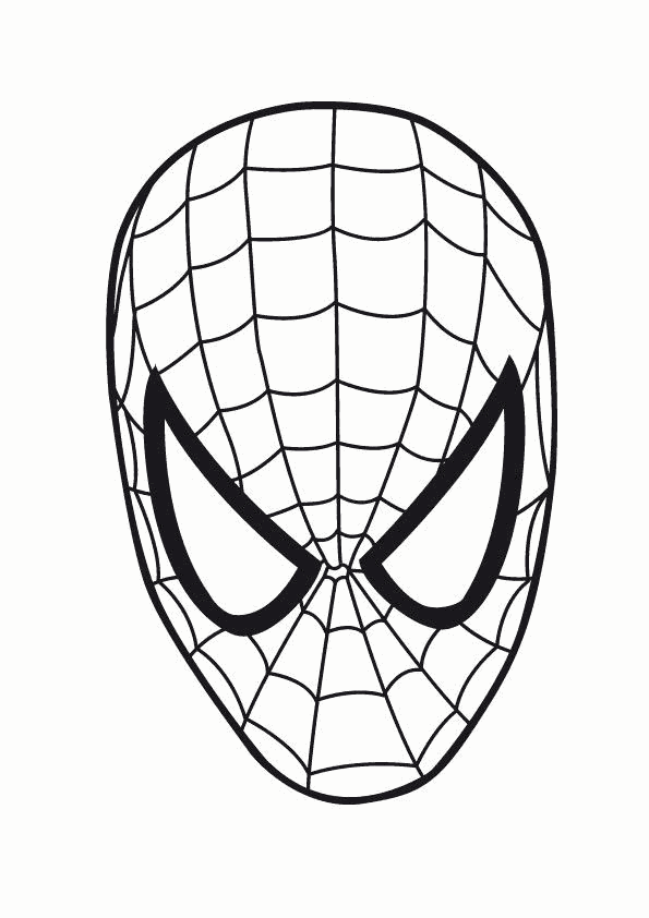 Drawings Spiderman (Superheroes) – Printable coloring pages
