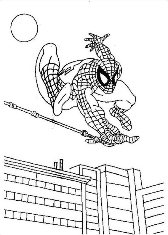 Coloring page: Spiderman (Superheroes) #78677 - Free Printable Coloring Pages