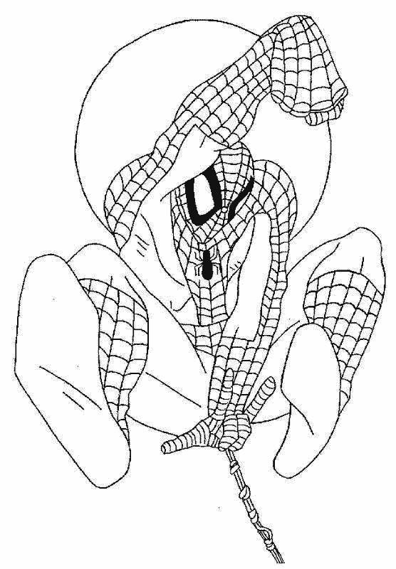 Coloring page: Spiderman (Superheroes) #78678 - Free Printable Coloring Pages