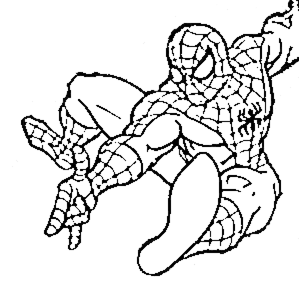 Coloring page: Spiderman (Superheroes) #78680 - Free Printable Coloring Pages