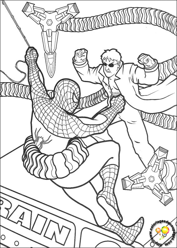 Coloring page: Spiderman (Superheroes) #78682 - Free Printable Coloring Pages