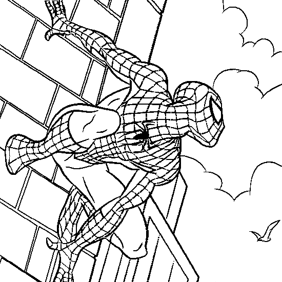 Coloring page: Spiderman (Superheroes) #78702 - Free Printable Coloring Pages