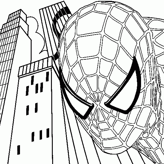Drawing Spiderman #78727 (Superheroes) – Printable coloring pages