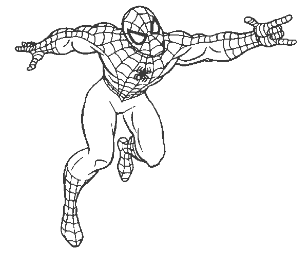 Coloring page: Spiderman (Superheroes) #78736 - Free Printable Coloring Pages
