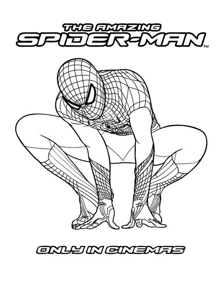 Coloring page: Spiderman (Superheroes) #78745 - Free Printable Coloring Pages