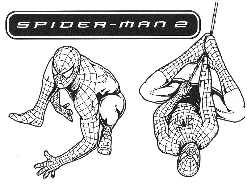 Coloring page: Spiderman (Superheroes) #78764 - Free Printable Coloring Pages