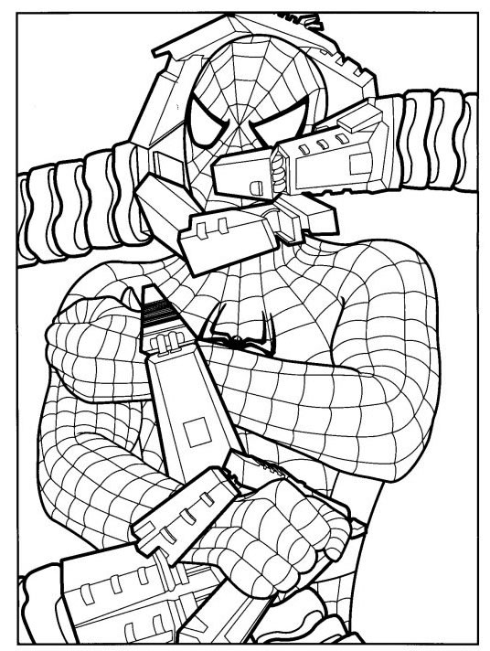 83  Robot Spiderman Coloring Pages  Latest