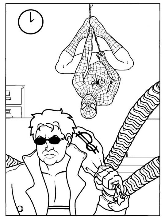 Coloring page: Spiderman (Superheroes) #78779 - Free Printable Coloring Pages