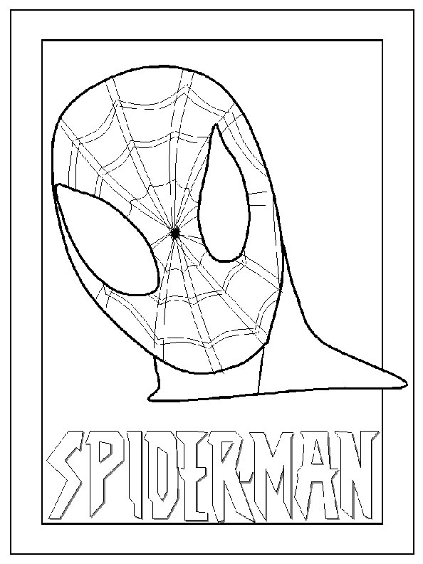Coloring page: Spiderman (Superheroes) #78807 - Free Printable Coloring Pages