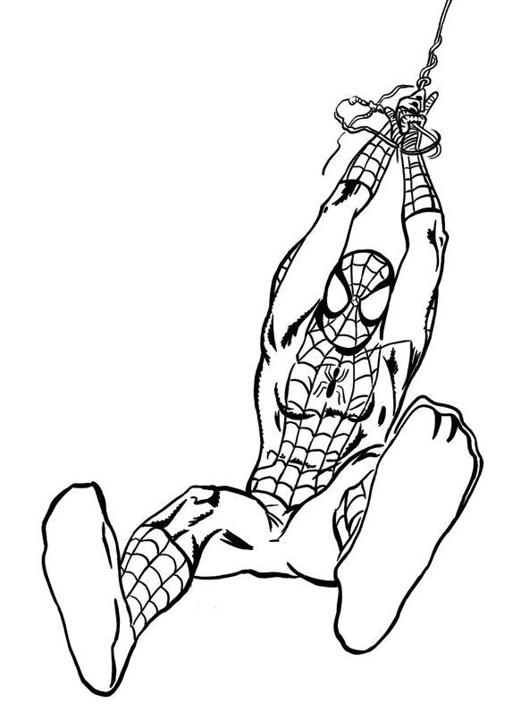 Coloring page: Spiderman (Superheroes) #78826 - Free Printable Coloring Pages