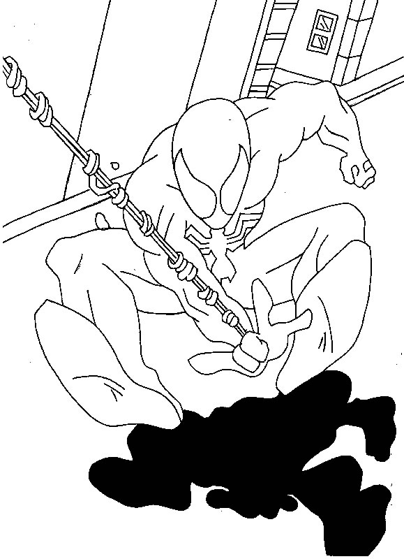 Coloring page: Spiderman (Superheroes) #78842 - Free Printable Coloring Pages